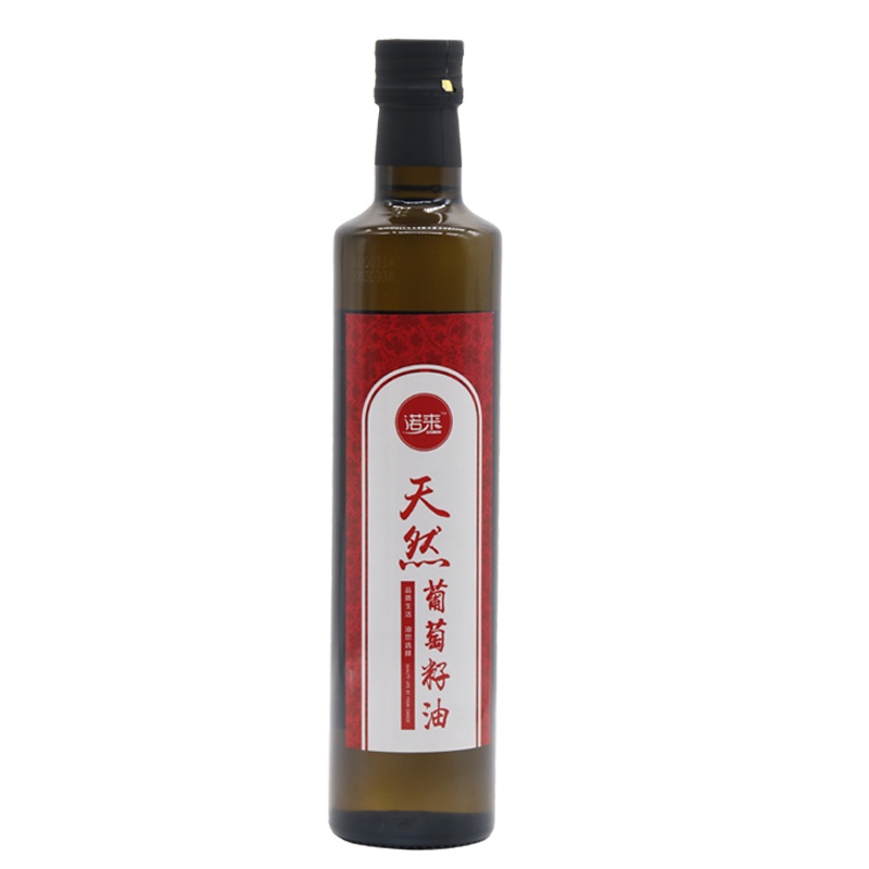 诺来天然葡萄籽油食用油植物油冷榨500ml单瓶耐高温