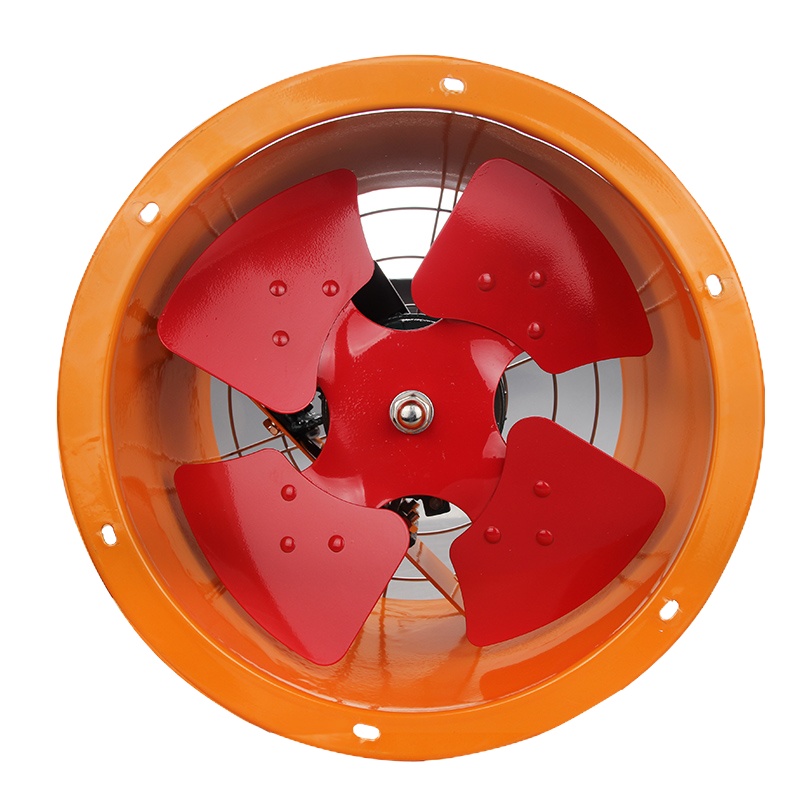 16寸工业排气扇强力圆筒管道排风扇告诉换气手逗厨房抽油烟机16寸标准型5叶加强铝合金风叶滚珠轴承电机