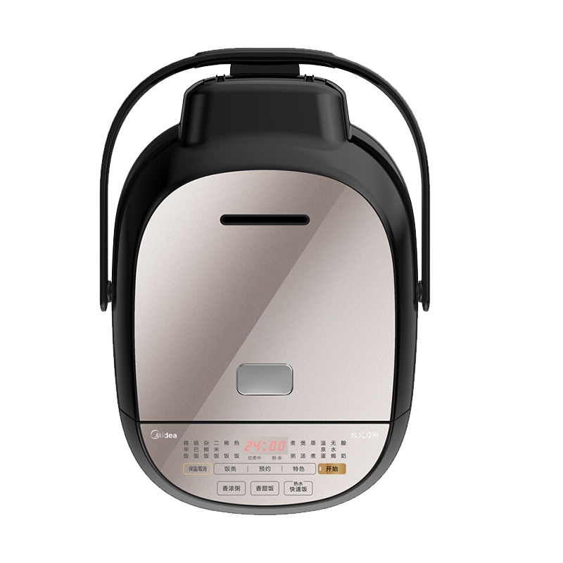 美的(Midea)电饭煲电饭锅IH电磁加热4L智能预约电饭煲触摸操控精铁厚釜内胆电饭煲MB-HS4068