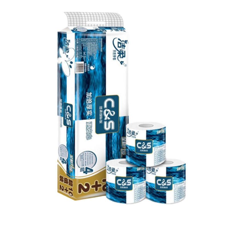 洁柔卷纸140g卫生卷纸 12粒/袋