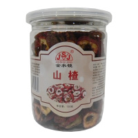 金水镜山楂片 山楂干片130g/瓶 天然 新鲜无核山楂干片 中圈厚山楂片