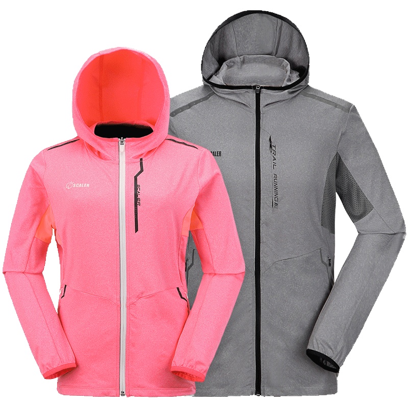 思凯乐 F8053306 女弹力针织夹克 荧光粉(件)