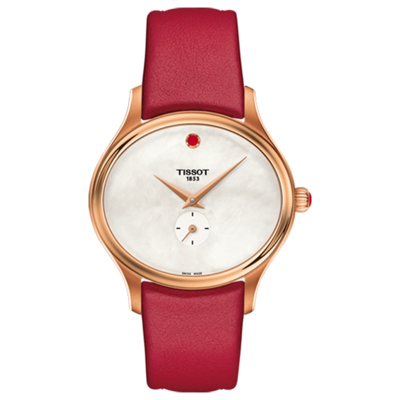 [刘亦菲同款]天梭(TISSOT)瑞士手表 臻时系列皮带女士石英表T103.310.36.111.01 礼物