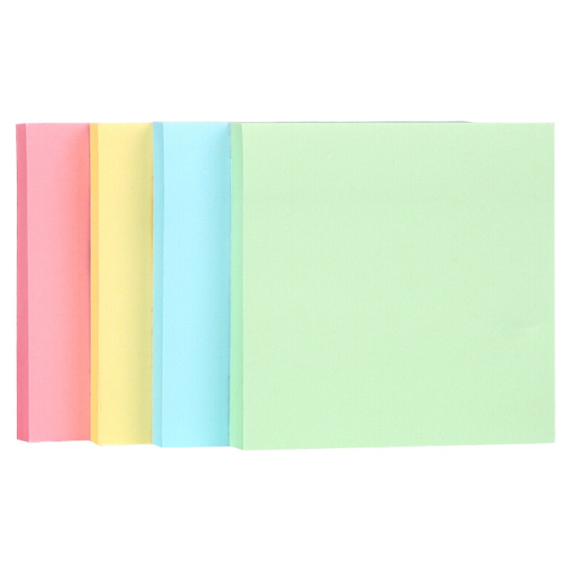 企购优品 天章办公(TANGO)探戈4色便利贴便签纸76*76mm记事贴/百事贴/便签本/备忘留言本/400张/包