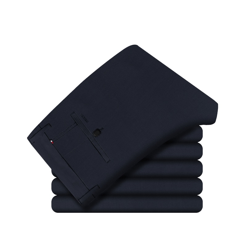 罗蒙(ROMON)春秋男士商务休闲修身休闲长裤1981