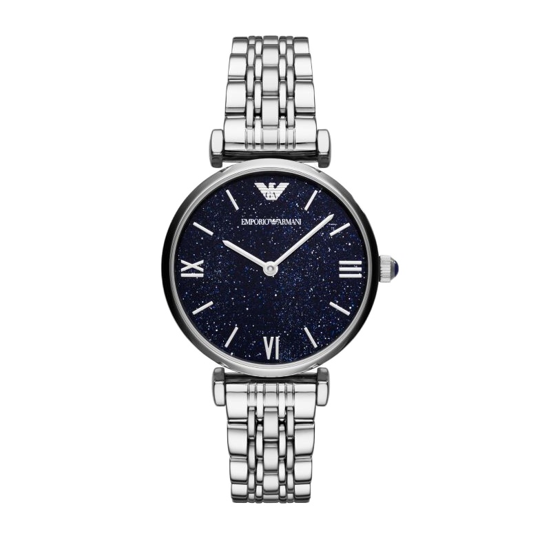 阿玛尼（EMPORIO ARMANI）女士石英表满天星手表 时尚潮流腕表