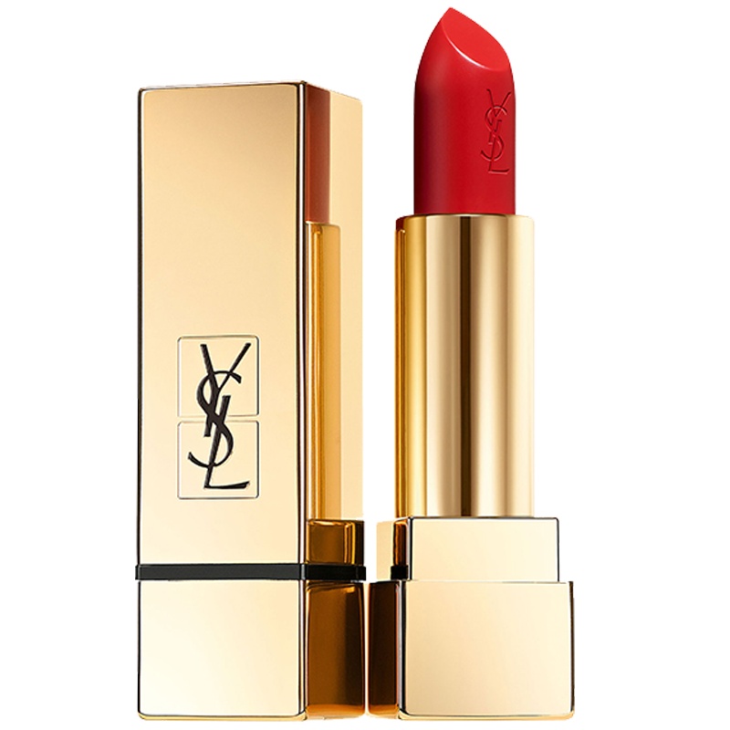 YSL圣罗兰 迷魅纯漾唇膏 方管3.8g #1966 暖棕红