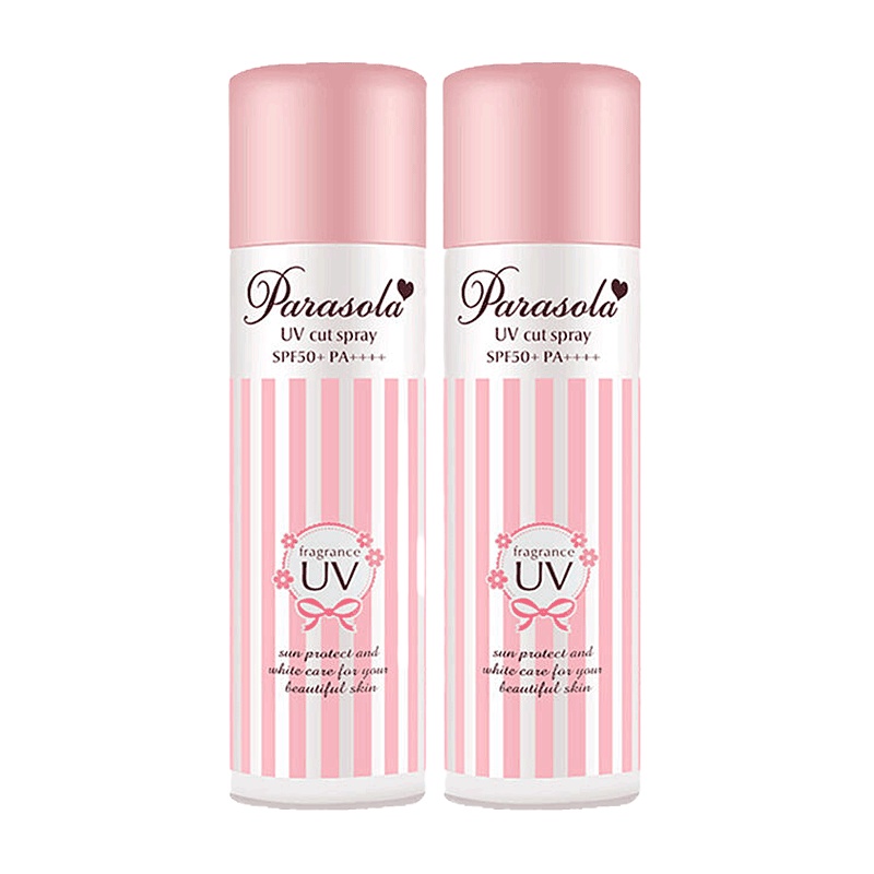 日本进口Narisup娜丽丝防晒喷雾 儿童男女士保湿清爽防晒/隔离 娜丽丝防晒喷雾90g 两支装