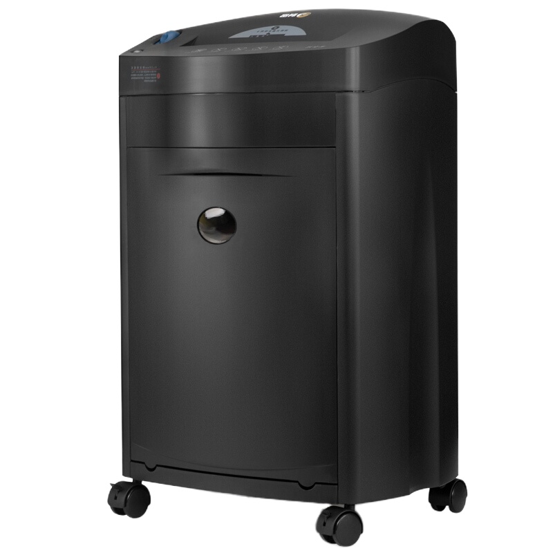 科密(Comet) 黑金刚碎纸机大容量办公碎纸机碎纸机( 碎卡光盘钉针)3级保密26L黑色