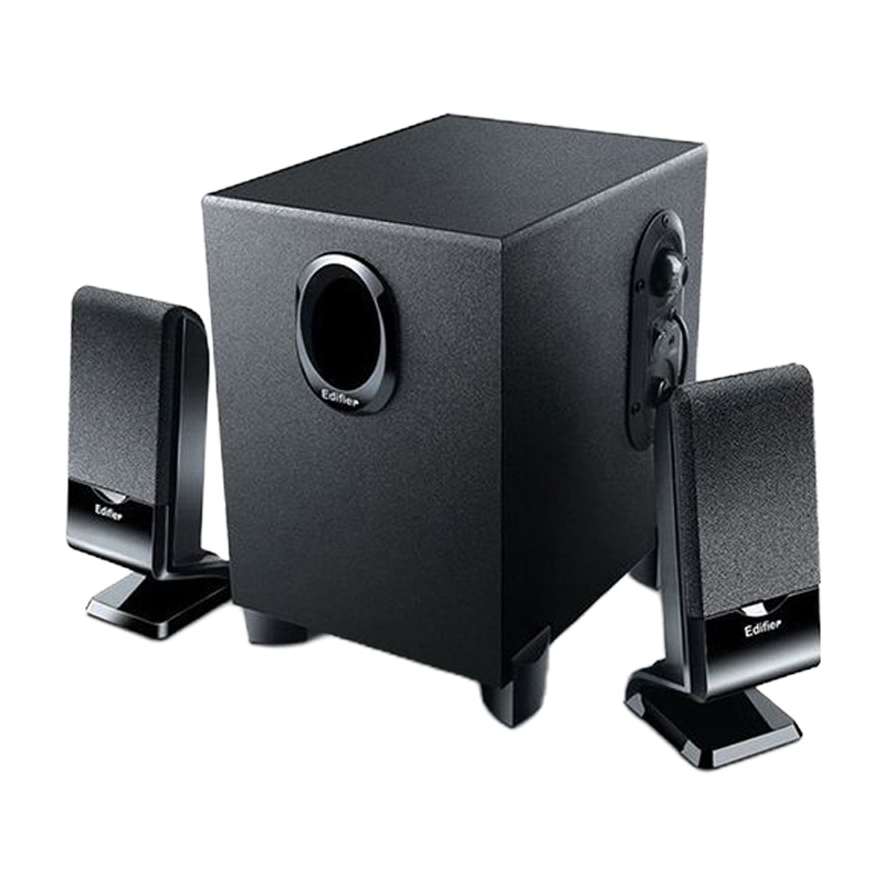 漫步者(EDIFIER)R101V 2.1多媒体电脑有源音箱 木质低音炮 电脑音箱 笔记本音响