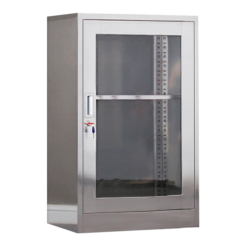 正斌304不锈钢消防装备柜室外用微型消防柜消防站消防器材应急器材柜201单门800*500*250