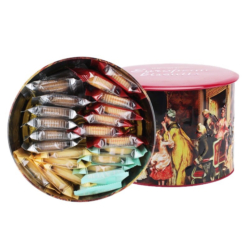 金语布朗尼饼干盒装 276g 曲奇饼干休闲零食小吃