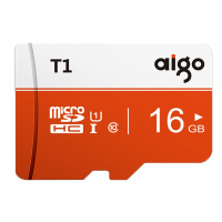 爱国者(aigo)16G手机内存卡 tf卡行车记录仪高速储存卡监控摄像头内存专用Micro sd卡 T1