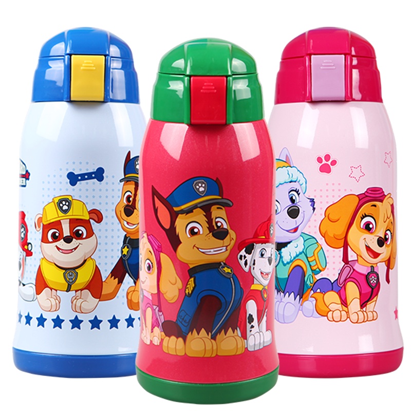 苏宁宜品儿童壶智能温显保温杯便携316不锈钢水杯子宝宝可爱幼儿园学生吸管杯一杯三盖学生带杯套水杯