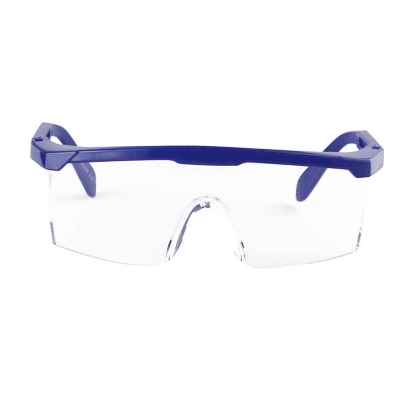 华特H2501安全防护眼镜 透明黑框