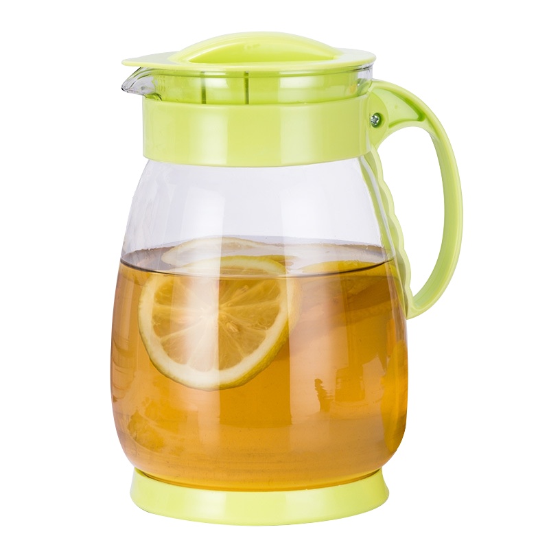 1500ml家用耐热防爆水壶大容量无铅玻璃茶壶果汁冷水壶