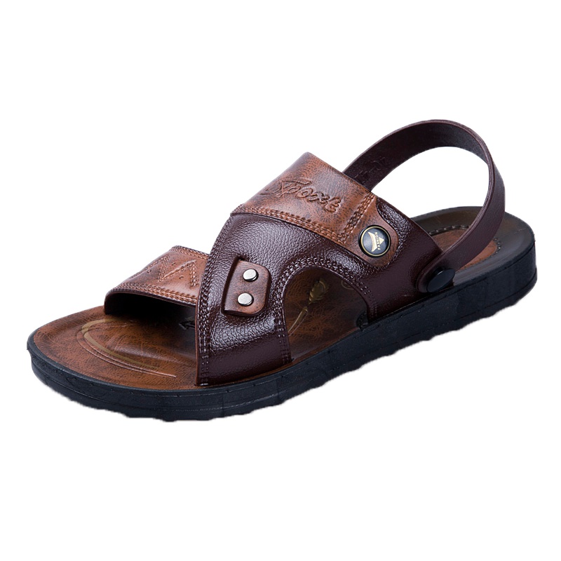 羊骑士夏季凉鞋男潮拖鞋男2019新款软底夏天凉拖鞋男休闲男士凉鞋沙滩