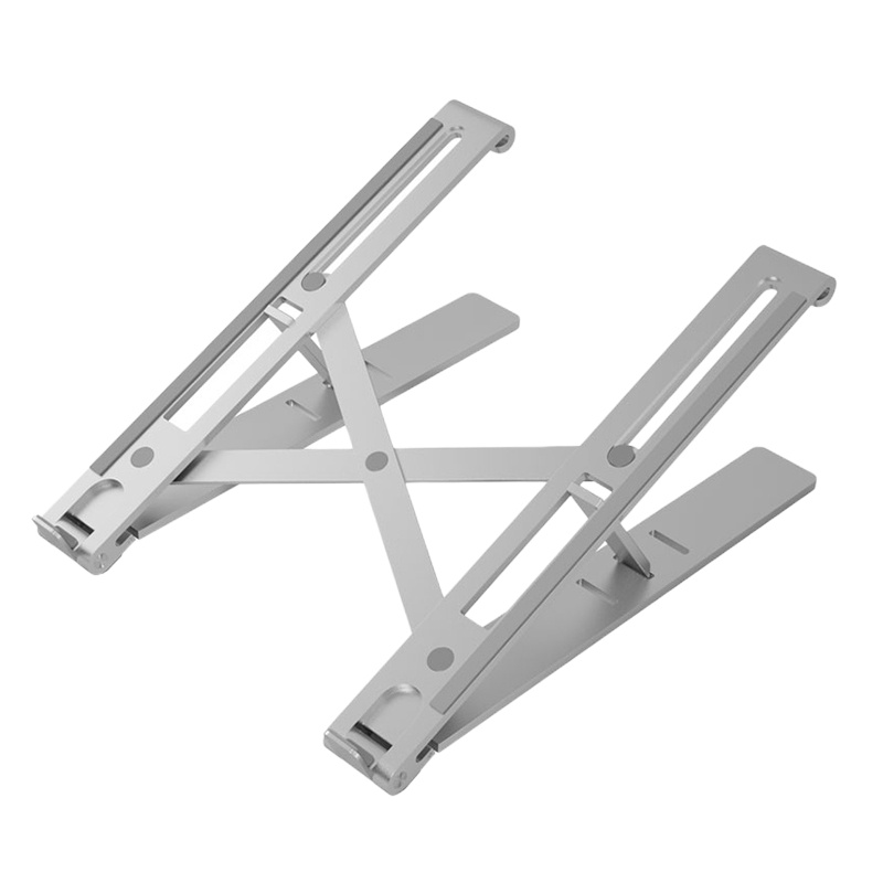 联想thinkplus多档折叠支架 便携电脑支架 托架 银色TS500
