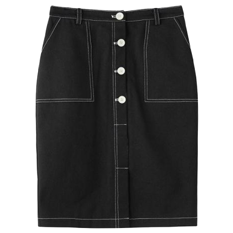 7M春季百搭学生显瘦a字裙铆钉半截裙72001023