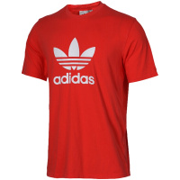 adidas阿迪达斯三叶草男子短袖T恤休闲运动服DH5777 L DH5777红色