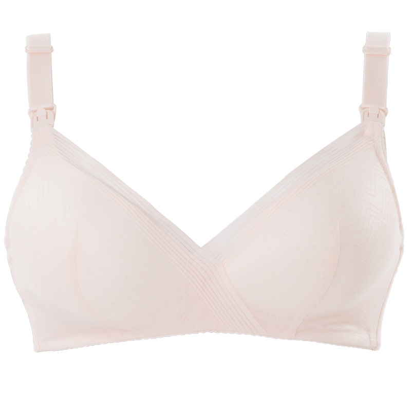 贝贝怡蕾丝交叉上开扣无钢圈哺乳文胸181Y319