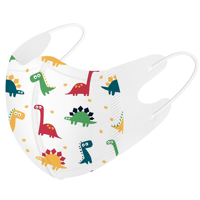 华拓医用儿童口罩3d立体独个包装一次性医疗口罩专用小童婴幼儿小学生女4-12岁彩色[30只]透气