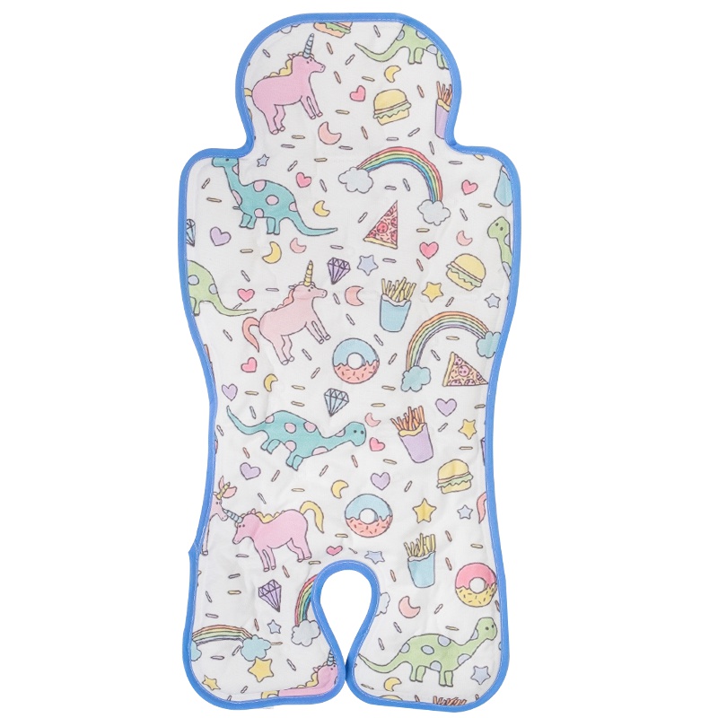 英国risio第三代升级款冰珠冰垫婴儿推车凉席坐垫靠垫车垫凉垫儿童餐椅通用冰垫.甜甜圈