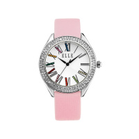 ELLE Rainbow系列时尚镶嵌法式女士腕表