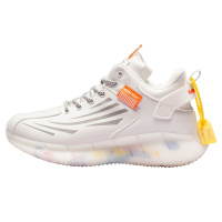 沃特爆米花底跑鞋男士轻便皮面休闲运动鞋加绒保暖鞋子