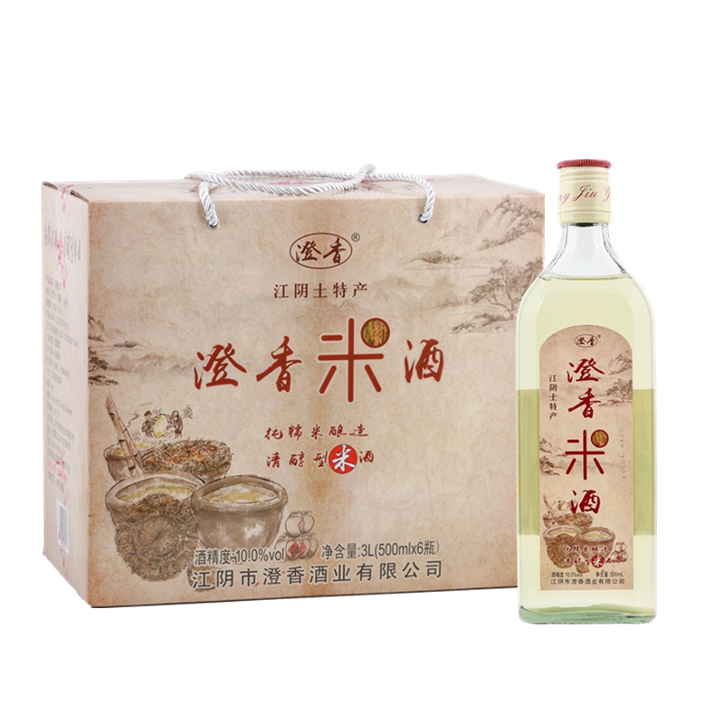 湘溪浙江特产坛装黄酒十年陈冬酿花雕黄酒1.5L