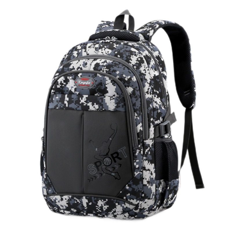 迪嘉乐书包男小学生迷彩吃鸡大容量多层轻便新款儿童双肩背包潮流书包