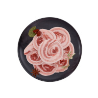 湘村黑猪 优质选材 五花肉片 煎烤皆优 袋装 300g