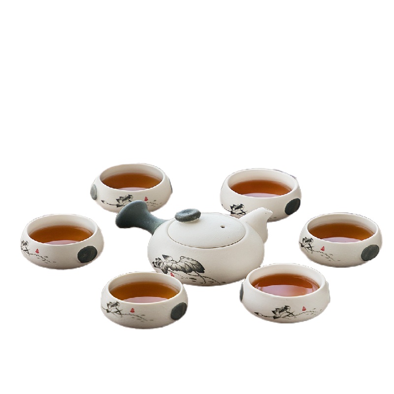 伴手礼全套德化雪花釉茶具套装