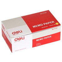得力(deli)7734 便利贴粘性便签纸 76*101mm 12本装 黄色