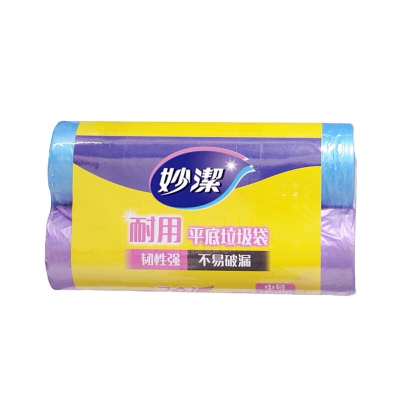 妙洁耐用平底垃圾袋中号2入装30只*2 30组/箱装MBGRMC2/MBGRMCB2