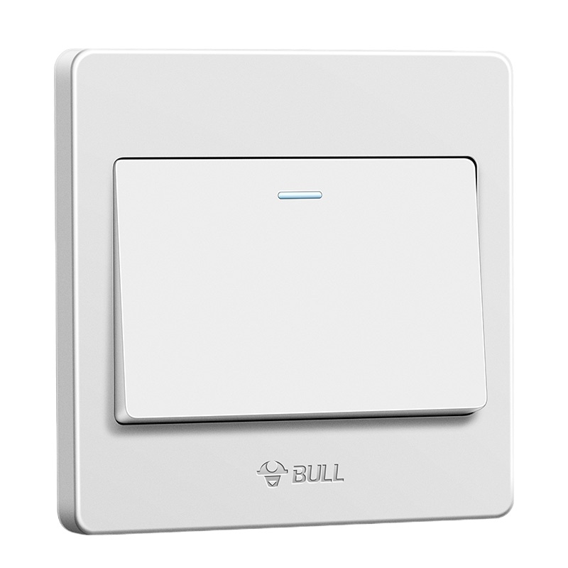 公牛(BULL)开关插座套装86型墙壁电源插座 g07系列 单控单开开关