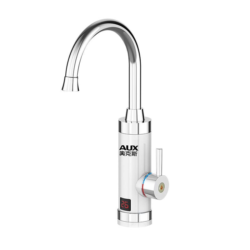 奥克斯(AUX)电热水龙头温度数显下进水冷热两用 速热快加热自来水过水热小厨房宝即热式电热水龙头 SAX3
