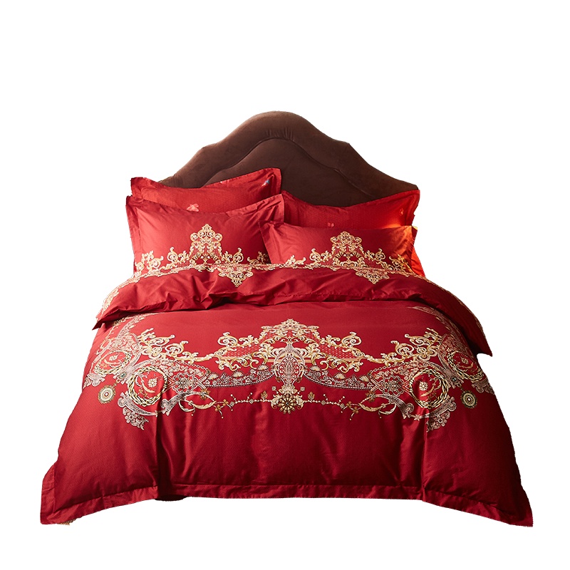 恒源祥家纺 佳偶天成全棉婚庆四件套