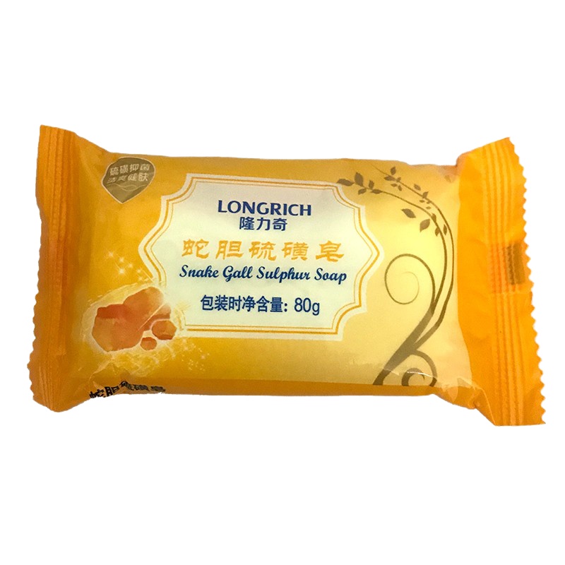 隆力奇蛇胆硫磺皂80g*5块装(5组起订)