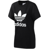 adidas阿迪达斯三叶草女装新款LOGO款运动休闲短袖T恤DX2323
