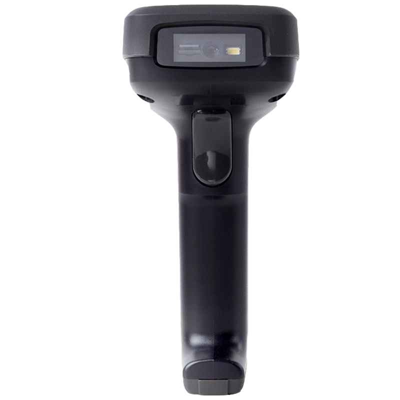 得力（deli）有线一维二维码扫描枪 手机收银支付条形码扫码器 快递超市药店商场农资条码枪 14952 黑