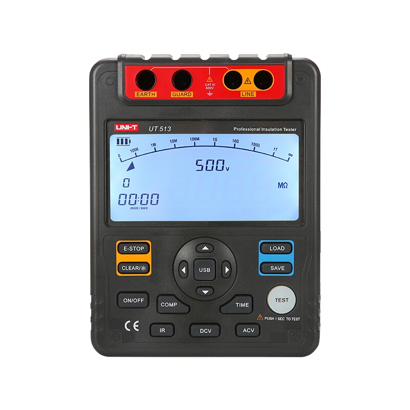 优利德(UNI-T) UT513 绝缘电阻测试仪 数字摇表 兆欧表