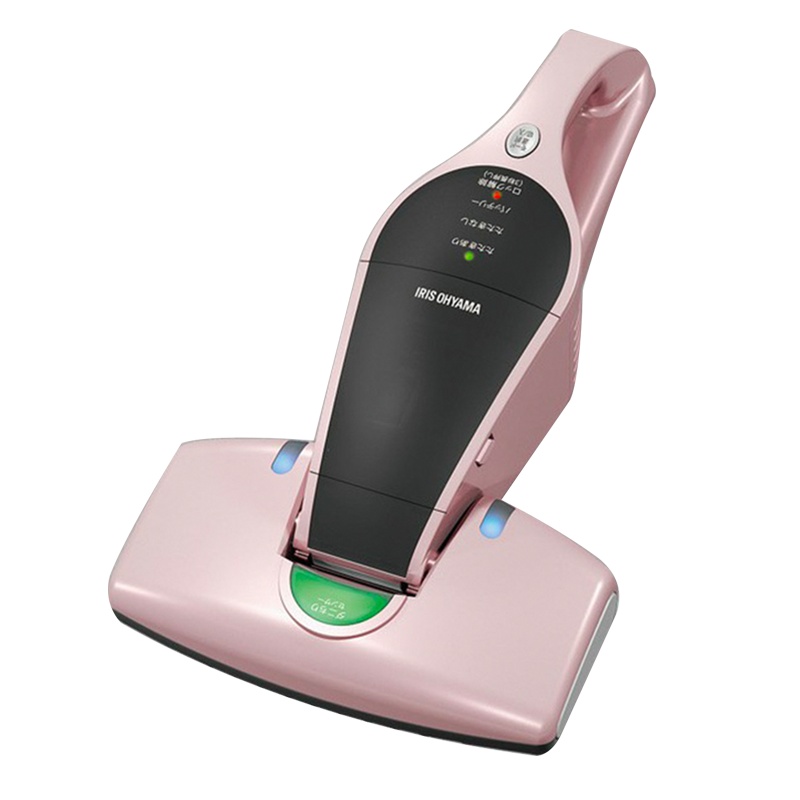 爱丽思IRIS日本充电式床铺吸尘器家用除螨仪灰尘感应功能UV杀菌旋风吸尘6000次/分钟拍打频率有效除螨集尘杯可水洗