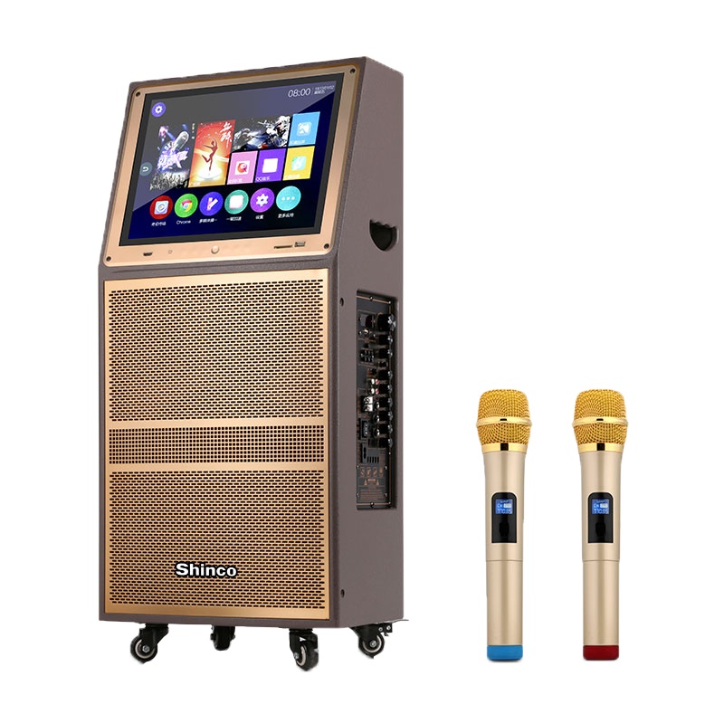 新科(Shinco) W23广场舞音响户外拉杆跳舞音箱带显示屏智能大功率wifi触屏视频播放器蓝牙无线话筒K歌移动ktv