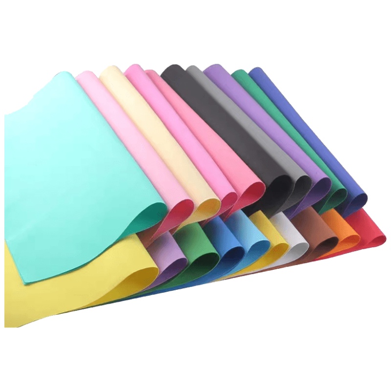 彩色泡沫纸10色海绵纸 智慧树手工材料纸 折纸 剪纸 20色