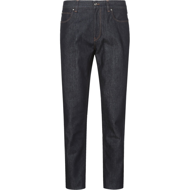 杰尼亚 Z ZEGNA 男士 棉质修身版牛仔裤长裤 VW720 ZZ530