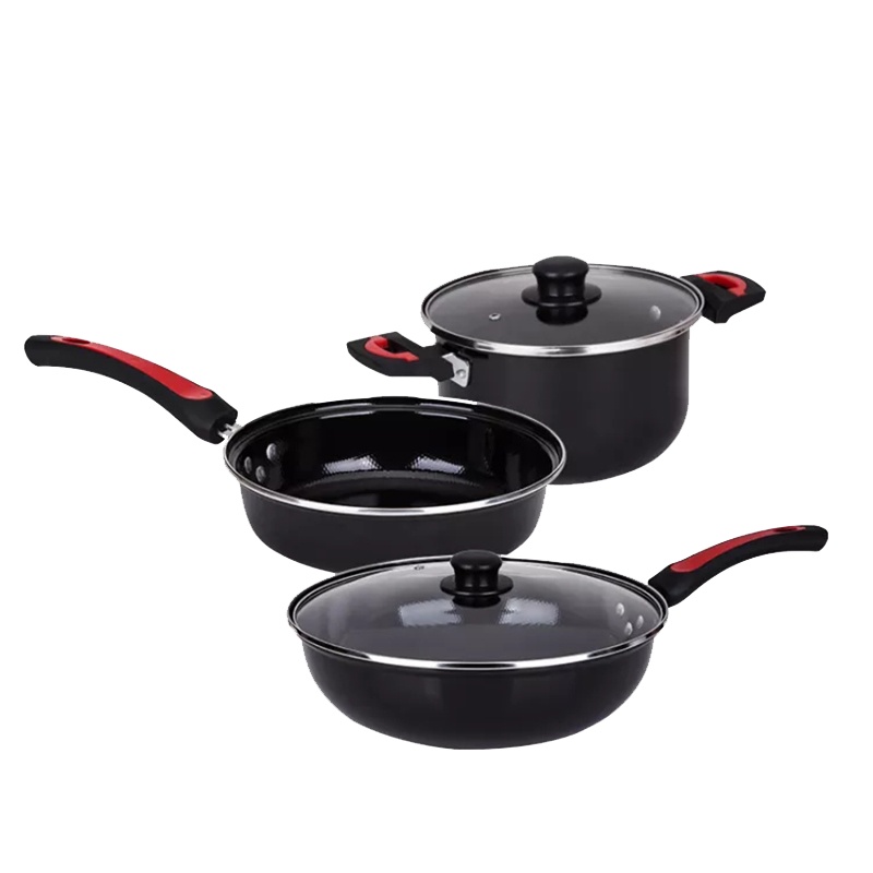 火象 慕尼黑晶瓷三件套锅具HXG-TZ007 ZS-1