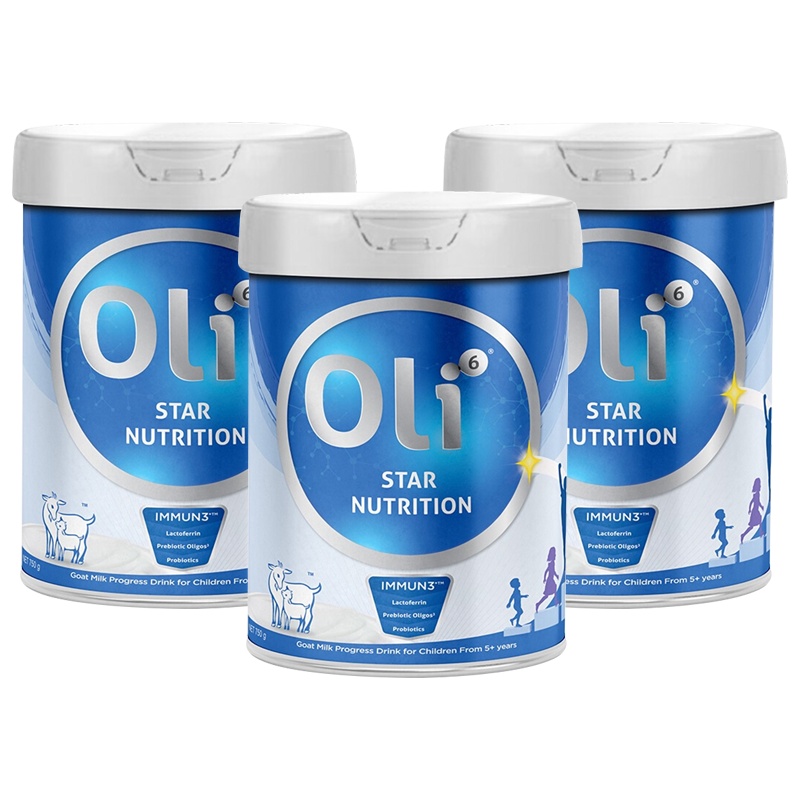 澳洲发/3罐装-颖睿(OLI6)婴幼儿童成长配方羊奶粉750g/罐装 澳洲进口进口特殊配方奶粉 适合5岁以上儿童