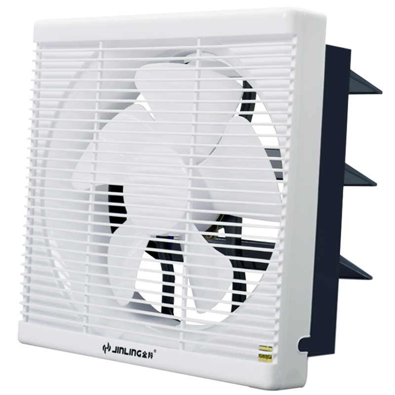 金羚排气扇8寸 APB20-4-30(HSJ)厕所排风扇厨房百叶窗式换气扇小型抽风机方形强力安装尺寸:250x250mm