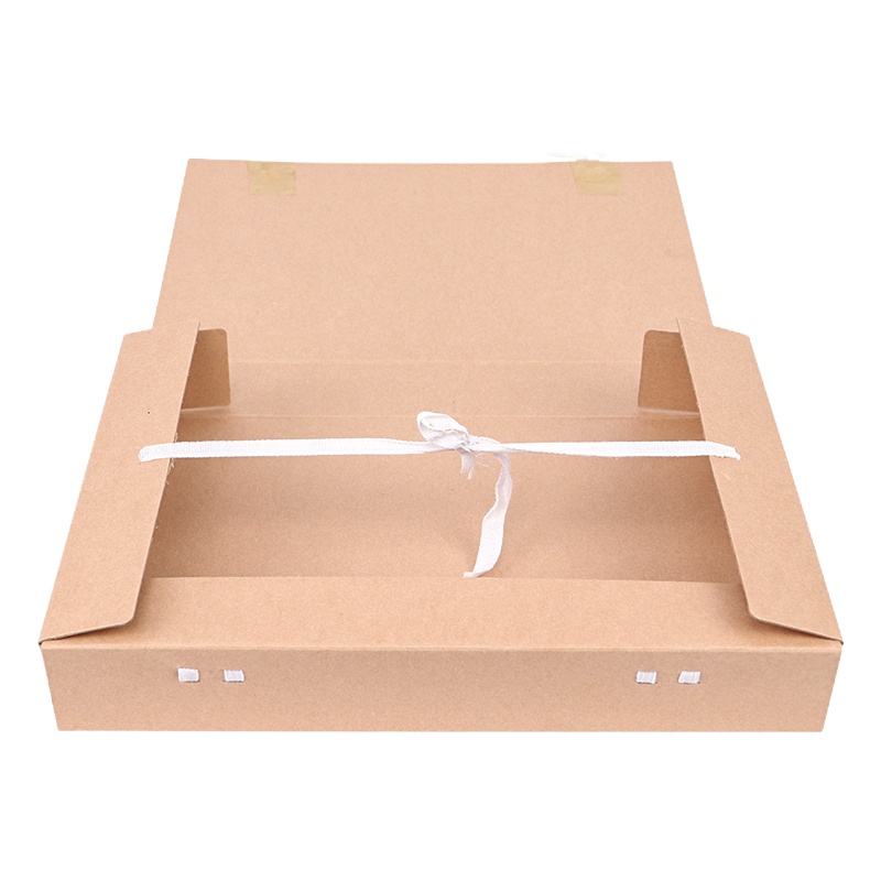 得力 DELI 5925 无酸牛皮纸文书档案盒 50MM 10个装